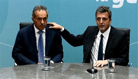 La Foto Del Día Massa Y Scioli Se Mostraron Juntos En Una Imagen De