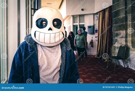 Cosplay As Sans From Undertale Editorial Photo Image Of Scifi