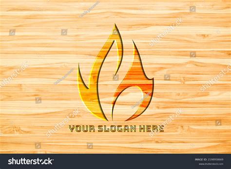 Wooden Logo Design Idea Wooden Logo Stock Illustration 2198958669 ...