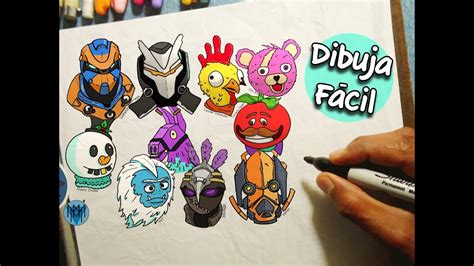 10 Dibujos De Fortnite Fáciles De Hacer Dibustrador Art Youtube