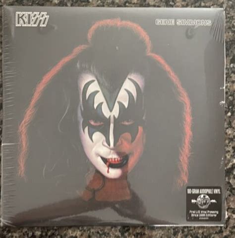 Kiss Gene Simmons Solo Vinyl Lp Record 180 Gram Us Version New Sealed