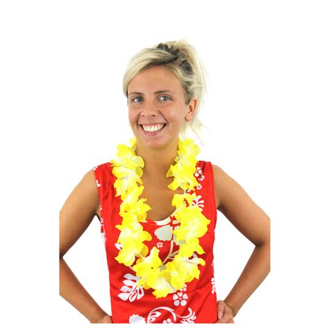 Yellow Hawaiian Lei - I Love Fancy Dress