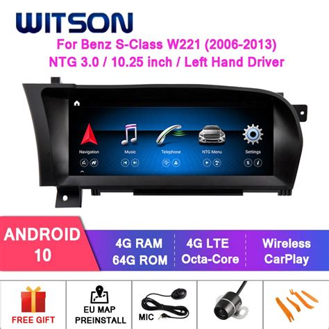 Witson Android Car Multimedia For Mercedes Benz S Class W