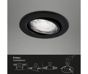 Briloner LED Einbauleuchten Schwarz 3er Set3xGU10 5W 7147 035 Ab 30