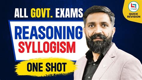 Syllogism In One Shot For All Govt Exams By Arun Sir Reasoning