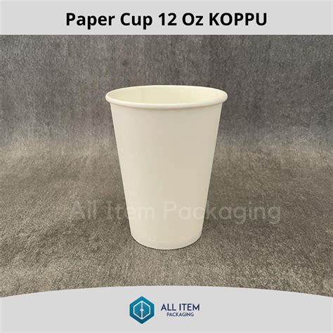 Jual Paper Cup Oz Hot Putih Koppu Ml Gelas Kertas Pcs Cup