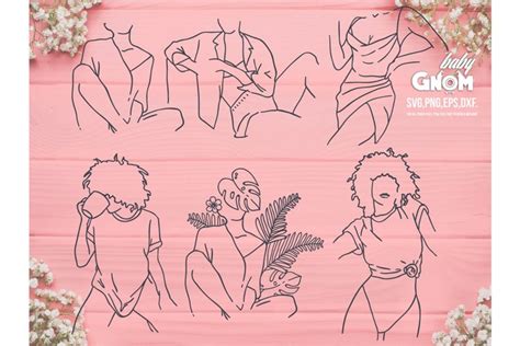 Woman Body Svg Floral Woman Svg Naked Woman