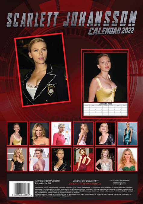 Scarlett Johansson Calendarios De Pared Cons Guelos En Posters Es