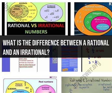 Rational Vs Irrational Numbers Key Differences