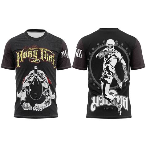 Camiseta Muay Thai Caveira Camisa Meu Punho Te Noucauteia Treino Luta