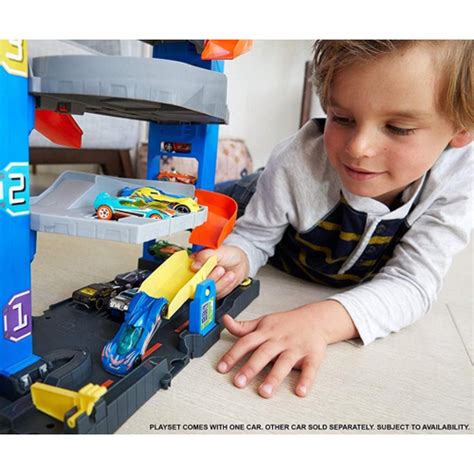 Hot Wheels City Garagem De Manobras Gnl Original Mattel No Shoptime