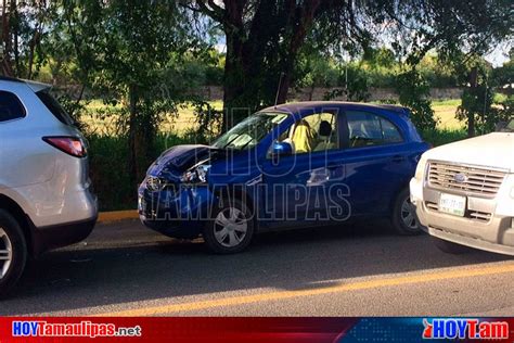 Hoy Tamaulipas Choque Por Alcance En Ciudad Victoria Deja Danios