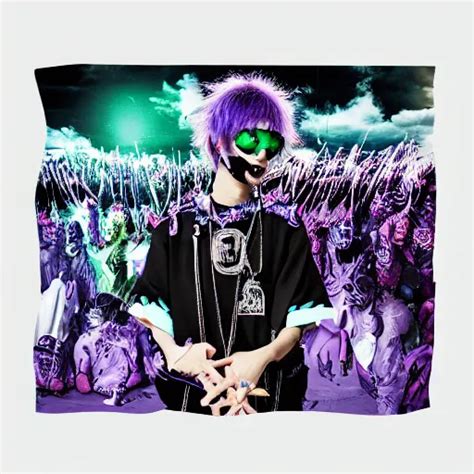 Drain Gang Bladee Cover Art Aesthetics Stable Diffusion OpenArt