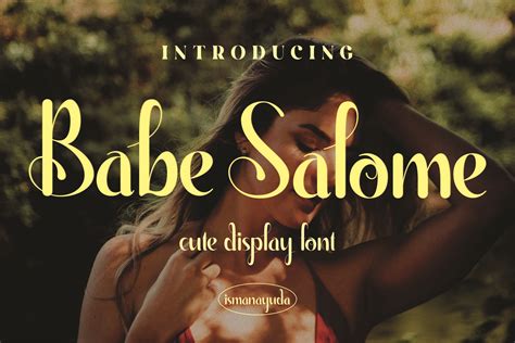 Babe Salome Font By Ismanayuda Creative Fabrica