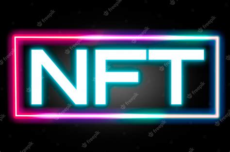 Premium Photo Nft Neon Banner