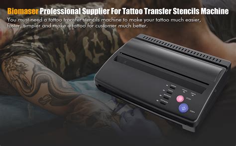 Biomaser Tattoo Stencil Printer Thermal Machine For Transfer Paper