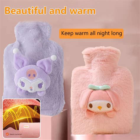 Sanrio Plush Hot Water Bottle Soft Winter Plush Warm Hand Bag Water Filling Bag Daraz Lk