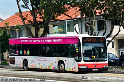 Bus 61 SMRT Buses Mercedes Benz Citaro SMB183R Bus Interchange