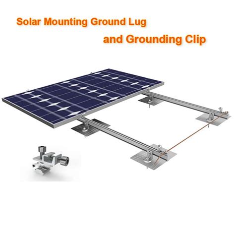 Solar Mounting Grounding Clip Solar Mounting Grounding Lug For PV Panel