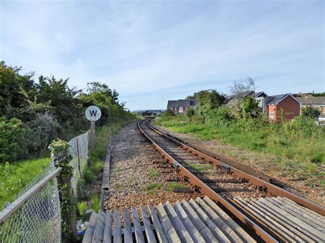 Railway Towards Brading Station Robin Webster Geograph