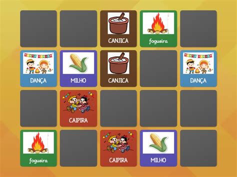 JOGO DA MEMORIA FESTA JUNINA Pasangan Sepadan