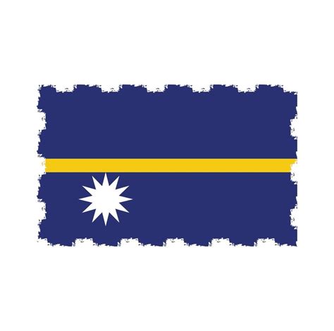 Vetor De Bandeira De Nauru Pincel Estilo Aquarela 4490261 Vetor No