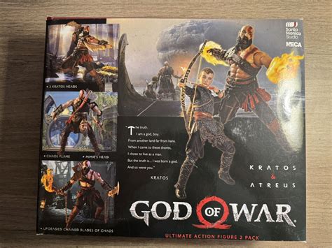 Neca God Of War Ultimate Action Figure Pack Kratos Atreus See