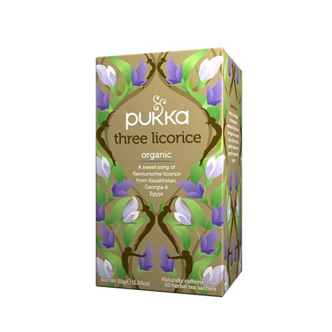 PUKKA TE ØKO URTETE THREE LICORICE 20 breve The CoffeeShoppen