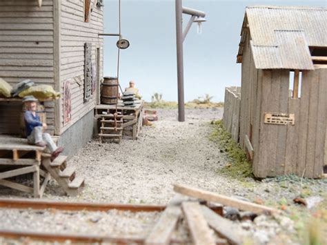 Ho 187 Fsm 23 X 11 Diorama Crocker Bros Feed Mill Built Up