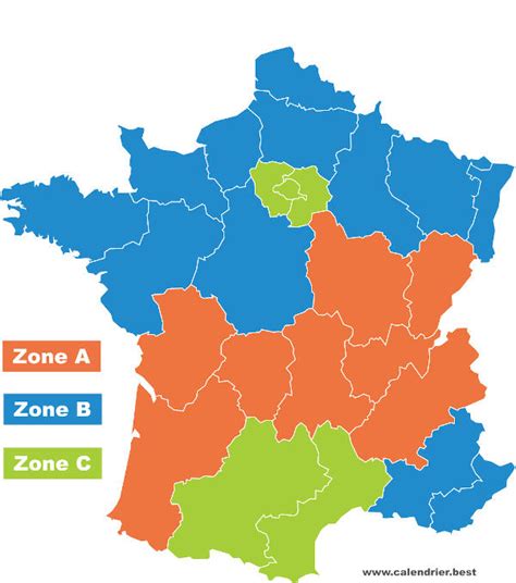 Calendrier Vacances Scolaires Et Zone C Uf Spring