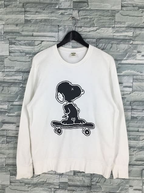 Vintage Snoopy Joe Cool Sweatshirt White Pullover Large Snoopy Etsy