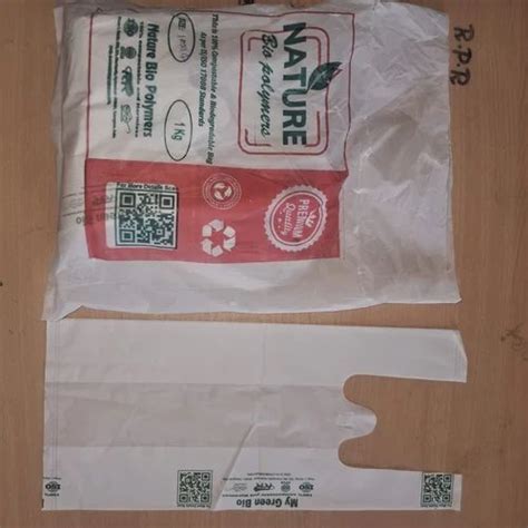 W Cut Plain Oxo Biodegradable Plastic Carry Bag At Best Price In Salem