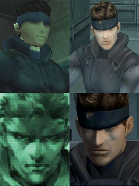 Anyone else feel like MGS1/Twin Snakes had a different look of Young Snake that MGS2/MGS4 didn't ...