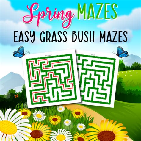 Spring Mazes Spring Break Activities Made By Teachers