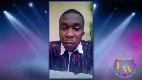 Apostle Faithman Ogboada Pray And Prophesy To Your Day Faith In The