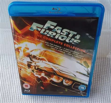 FAST FURIOUS Complete Collection Blu Ray Set 1 2 3 4 5 Tokyo Drift