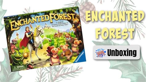 Enchanted Forest Board Game Unboxing Ravensburger Youtube