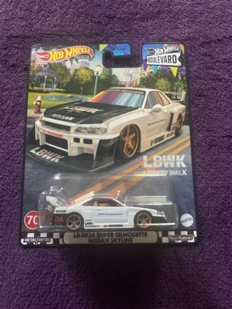 HOT WHEELS BOULEVARD Premium 2023 R34 Skyline LB ER34 LBWK Liberty Walk