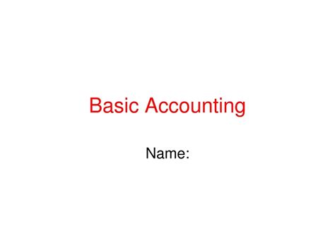 Ppt Basic Accounting Powerpoint Presentation Free Download Id 227248