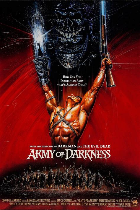 Cartel de la película Army of Darkness - Etsy España