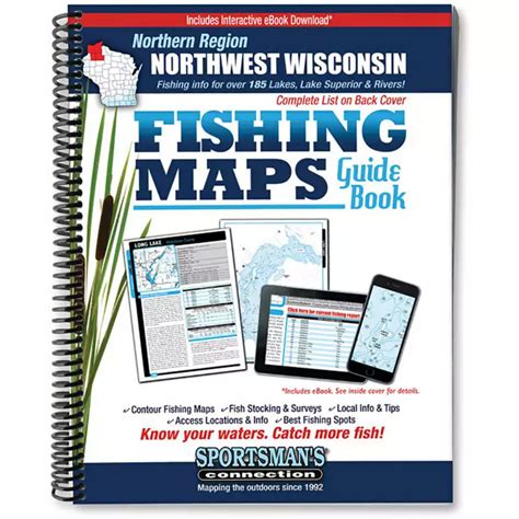 Sportsmans Connection Northwest Wisconsin Northern Fishing Map Guide