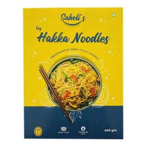 Saheli S Ready To Eat Per Cooked Veg Hakka Noodle Packaging Size 400 Gm At Rs 400 Pack In