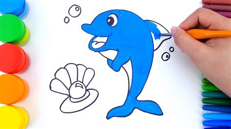 Baby Dolphin Drawing at GetDrawings | Free download