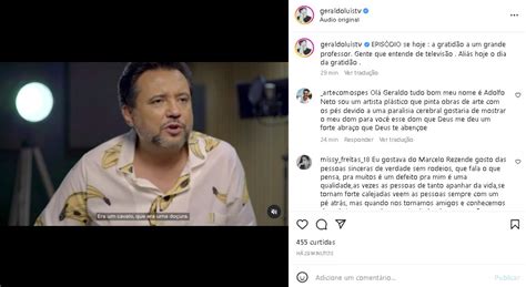 Geraldo Luís diz como era Marcelo Rezende nos bastidores Berros