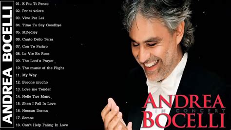 Andrea Bocelli Greatest Hits Full Album Live -- Best Songs, 56% OFF