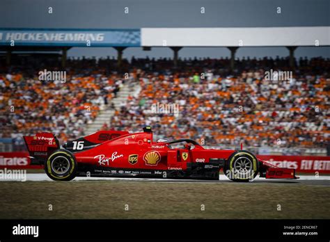 Scuderia Ferraris Monegasque Driver Charles Leclerc Competes During