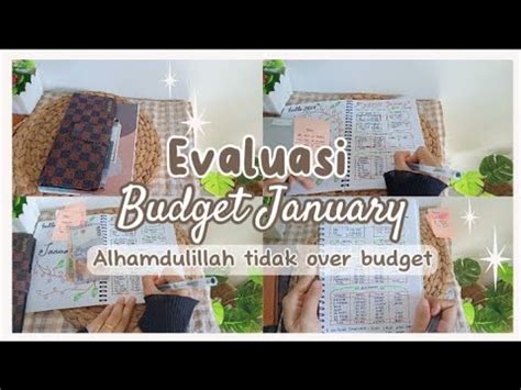 Evaluasi Budget January Alhamdulillah Tidak Over Budget Youtube