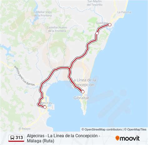 L Nea Horarios Paradas Y Mapas Algeciras La L Nea M Laga