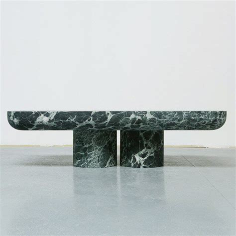 Italian Marble Coffee Table - Modern Minimalist Design