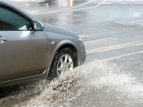 Rain drops on red car hood stock photo. Image of background - 14746634